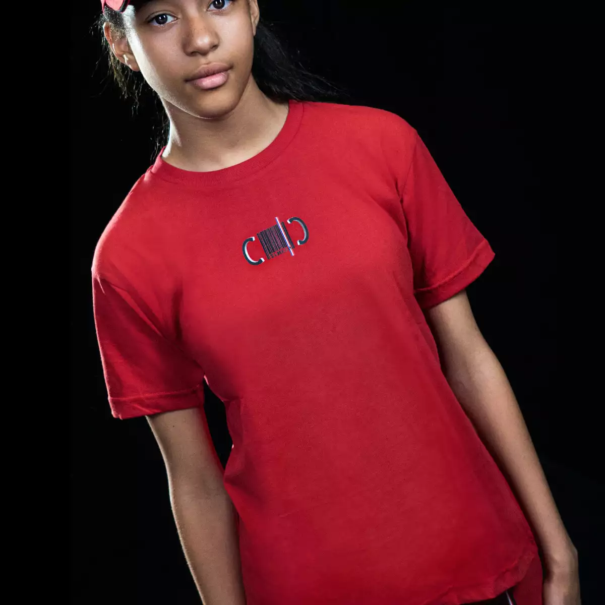 Ensemble kids rouge